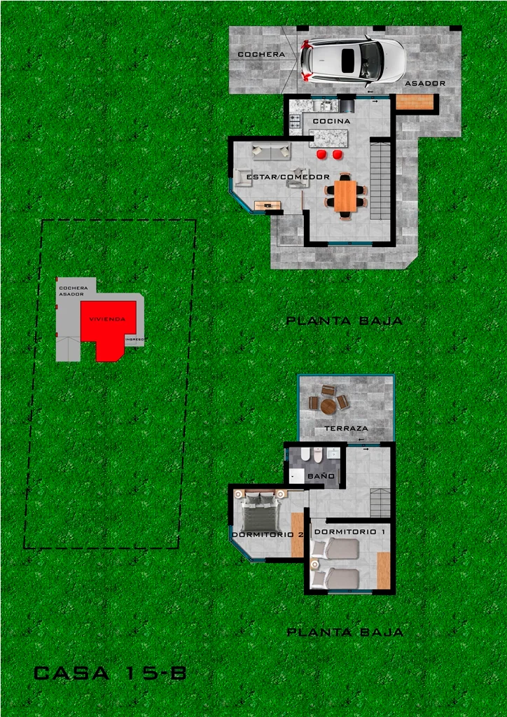 Plano Casa 15-B