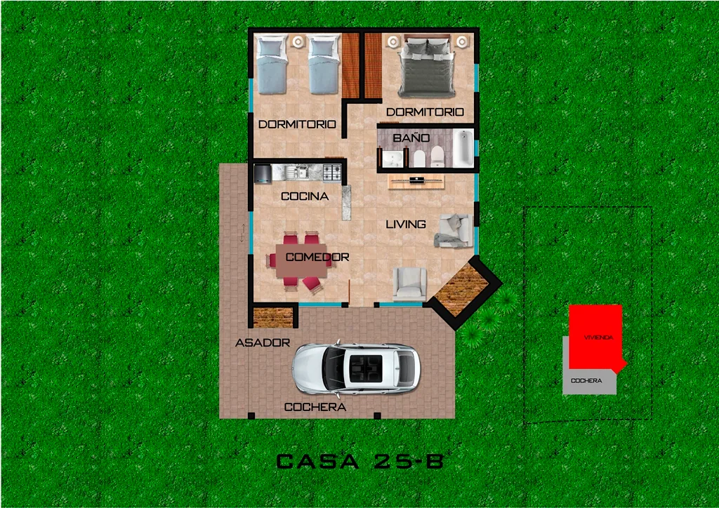 Plano Casa 25-B