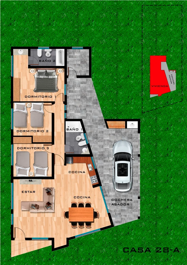 Plano Casa 28-A