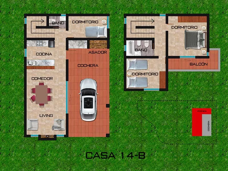 Plano Casa 14-B