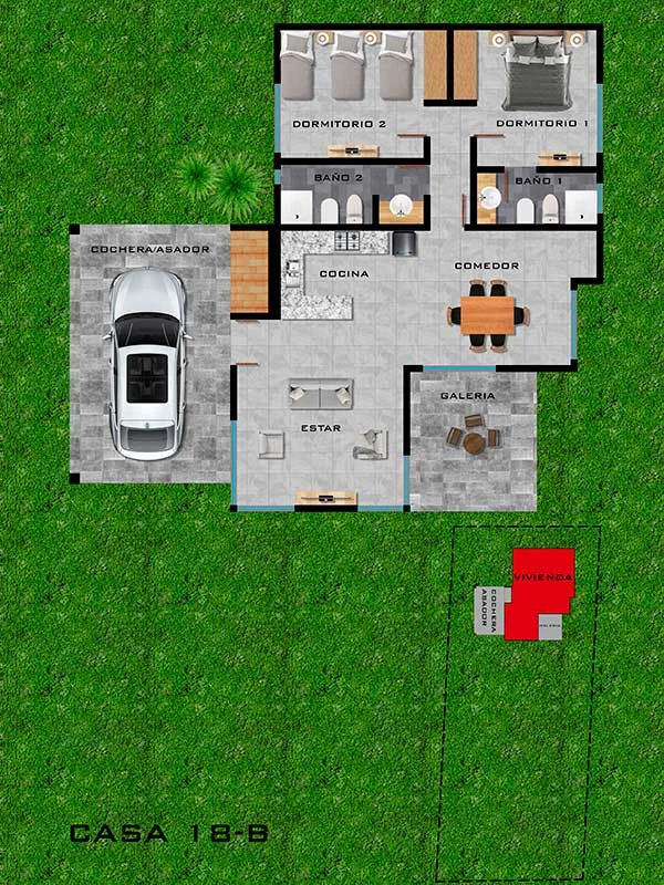 Plano Casa 18-B