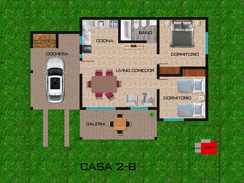 Plano Casa 2-B