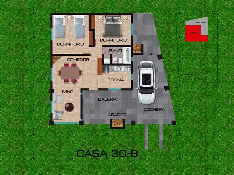 Plano Casa 30-B