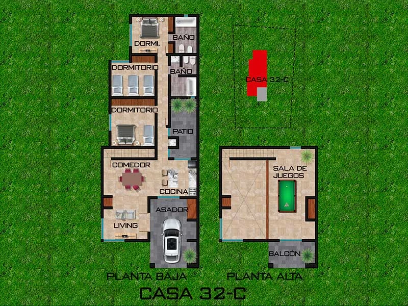 Plano Casa 32-C