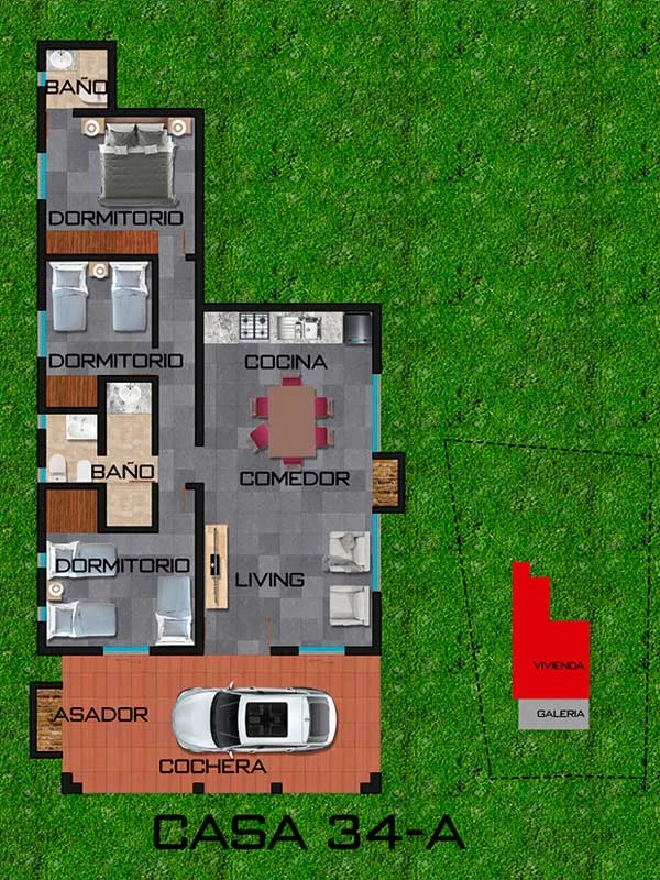Plano Casa 34-A