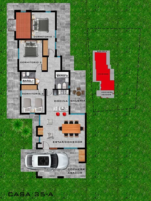 Plano Casa 35-A