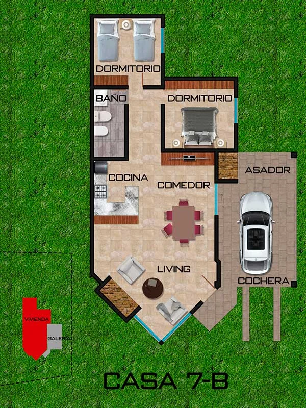 Plano Casa 7-B