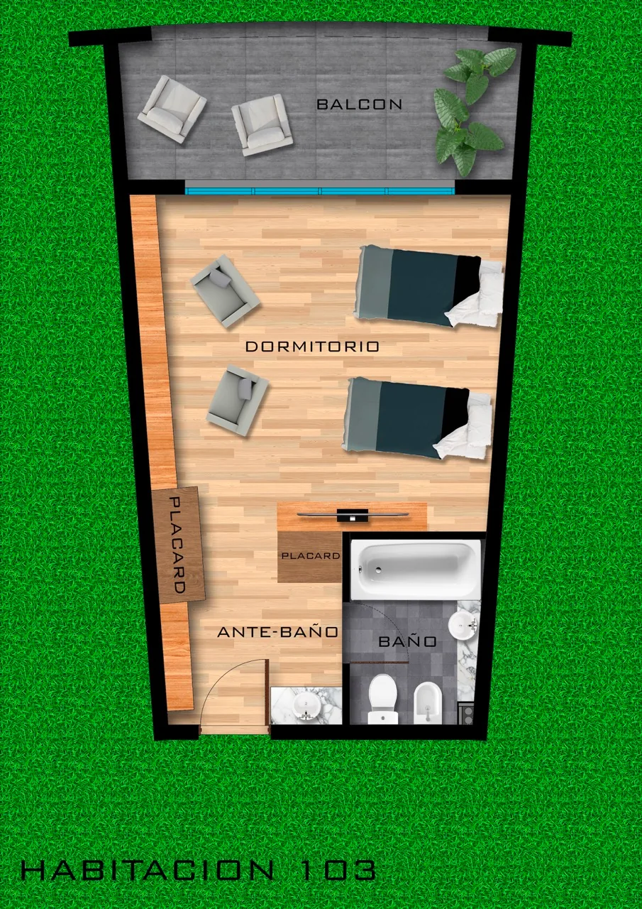 Plano Habitación 103