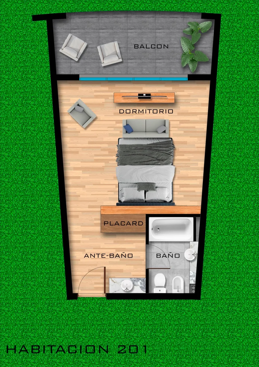 Plano Habitación 201
