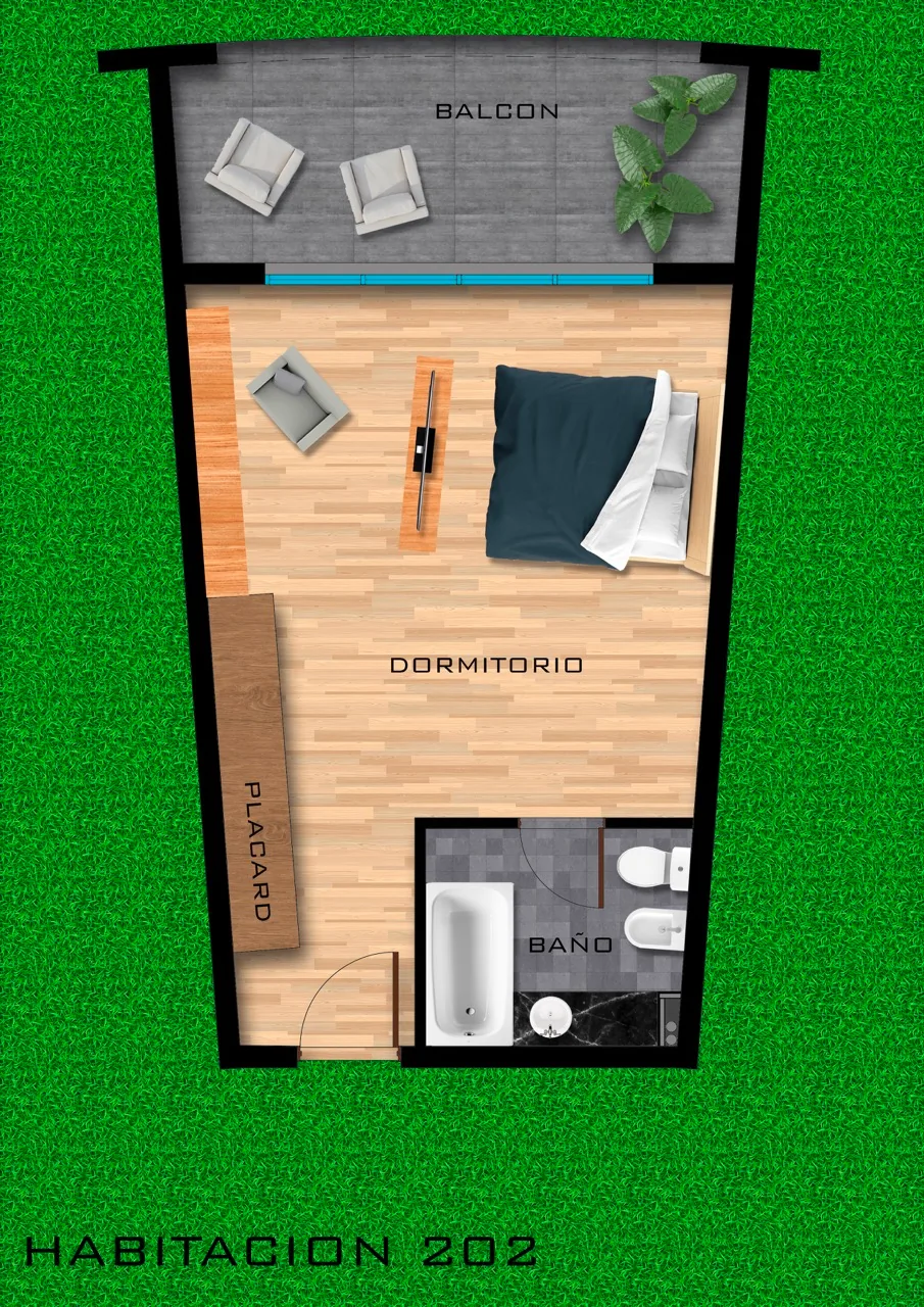 Plano Habitación 202