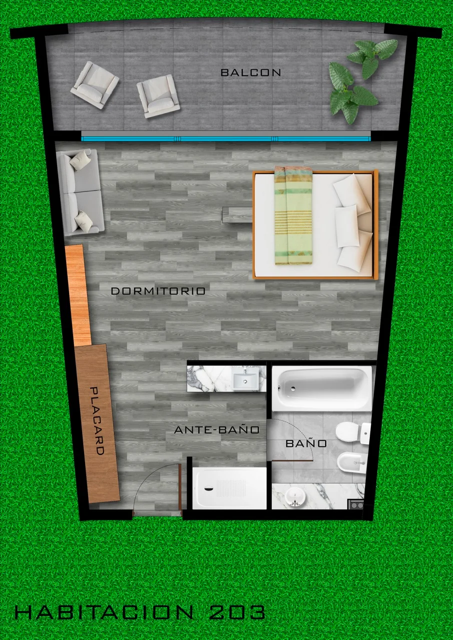 Plano Habitación 203