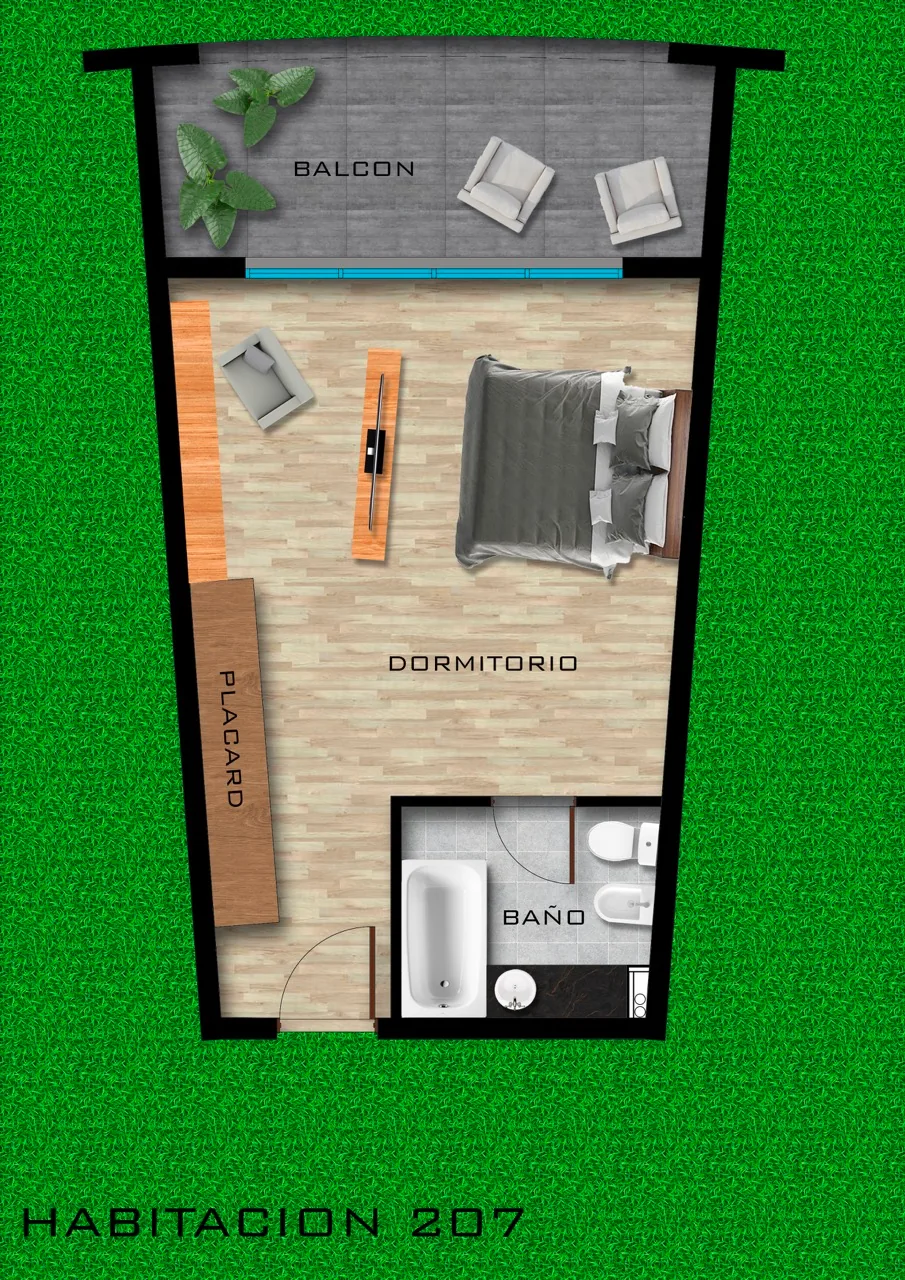 Plano Habitación 207