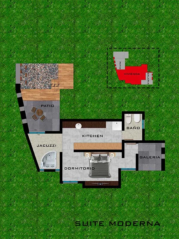 Plano Suite Moderna